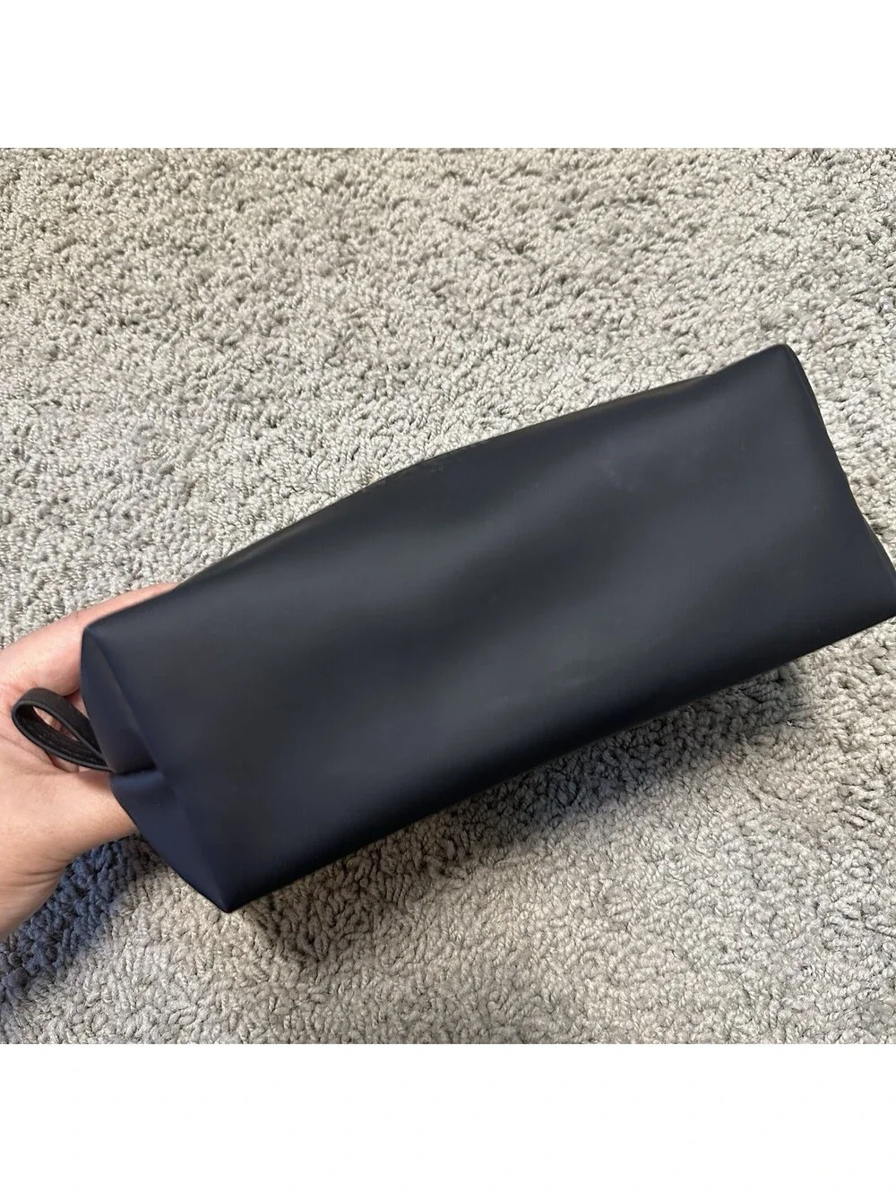 Yves Saint Laurent Parfums Small Black Cosmetic Toiletry Zip Pouch - Picture 3 of 10